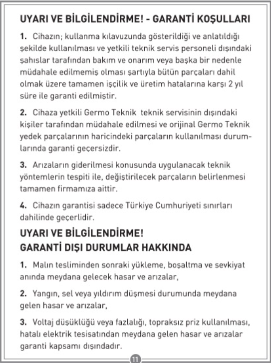 Garanti Belgesi 2